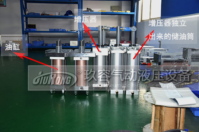 储油筒分离型预压式气液增压器配油缸各部分说明